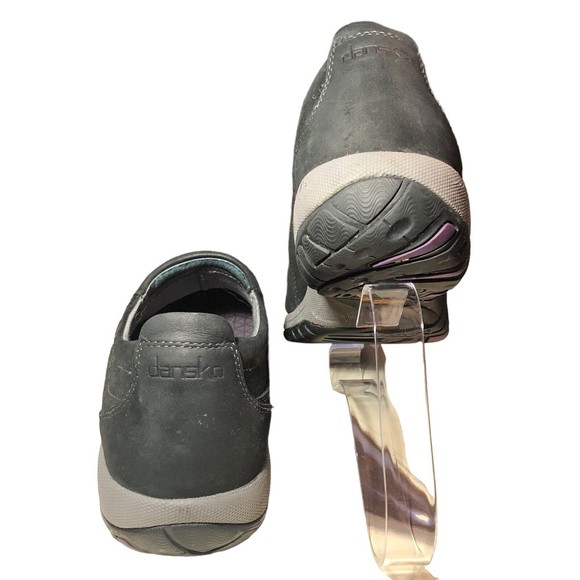 dansko patti black milled nubuck